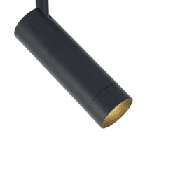 QAZQA Schlafzimmerlampen|Küchenlampen*Moderner Strahler schwarz für 1-Phasen-Schienensystem GU10 35mm - Slimline Uzzy