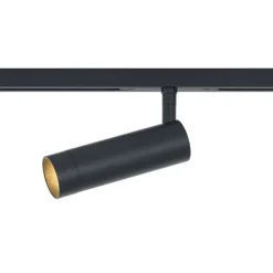 QAZQA Schlafzimmerlampen|Küchenlampen*Moderner Strahler schwarz für 1-Phasen-Schienensystem GU10 35mm - Slimline Uzzy