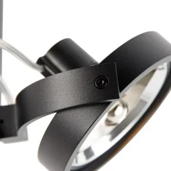 QAZQA Deckenstrahler|Aufbaustrahler*Moderner Strahler Schwarz Verstellbar 2-Lichter - Goes