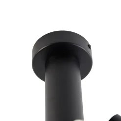 QAZQA Deckenstrahler|Aufbaustrahler*Moderner Strahler Schwarz Verstellbar 2-Lichter - Goes