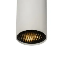 QAZQA Schlafzimmerlampen|Küchenlampen*Moderner Strahler weiß für 1-phasiges Schienensystem GU10 50mm - Iconic Ruby Honey