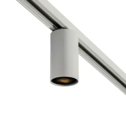 QAZQA Schlafzimmerlampen|Küchenlampen*Moderner Strahler weiß für 1-phasiges Schienensystem GU10 50mm - Iconic Ruby Honey