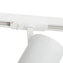 QAZQA Professional Schlafzimmerlampen|Küchenlampen*Moderner Strahler weiß für 1-Phasen-Schienenbeleuchtungssystem inkl. LED - Iconic Mark