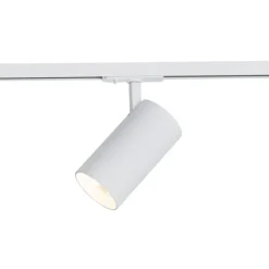 QAZQA Professional Schlafzimmerlampen|Küchenlampen*Moderner Strahler weiß für 1-Phasen-Schienenbeleuchtungssystem inkl. LED - Iconic Mark