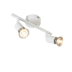 QAZQA Deckenstrahler|Aufbaustrahler*Moderner Strahler weiß neigbar - Jeany 2