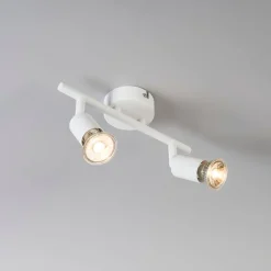 QAZQA Deckenstrahler|Aufbaustrahler*Moderner Strahler weiß neigbar - Jeany 2