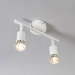 QAZQA Deckenstrahler|Aufbaustrahler*Moderner Strahler weiß neigbar - Jeany 2