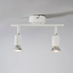 QAZQA Deckenstrahler|Aufbaustrahler*Moderner Strahler weiß neigbar - Jeany 2