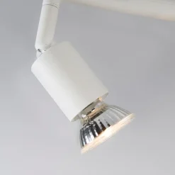 QAZQA Deckenstrahler|Aufbaustrahler*Moderner Strahler weiß neigbar - Jeany 2