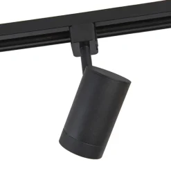 QAZQA Schlafzimmerlampen|Küchenlampen*Moderner Stromschienenstrahler 1-phasig schwarz - Iconic Jeana