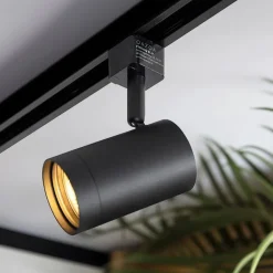 QAZQA Schlafzimmerlampen|Küchenlampen*Moderner Stromschienenstrahler 1-phasig schwarz - Iconic Jeana