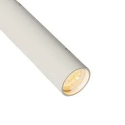 QAZQA Schlafzimmerlampen|Küchenlampen*Moderner weißer Strahler für 1-phasiges Schienensystem - Slimline Uzzy