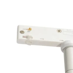 QAZQA Schlafzimmerlampen|Küchenlampen*Moderner weißer Strahler für 1-phasiges Schienensystem - Slimline Uzzy