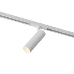 QAZQA Deckenstrahler|Aufbaustrahler*Moderner weißer Strahler für 1-Phasen-Schienensystem GU10 35mm - Slimline Uzzy