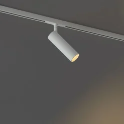 QAZQA Deckenstrahler|Aufbaustrahler*Moderner weißer Strahler für 1-Phasen-Schienensystem GU10 35mm - Slimline Uzzy