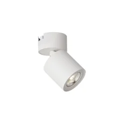 QAZQA Schlafzimmerlampen|Küchenlampen*Moderner weißer Strahler für 1-Phasen-Schienensystem GU10 70mm - Iconic Roto