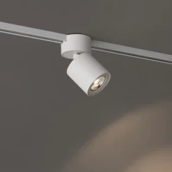 QAZQA Schlafzimmerlampen|Küchenlampen*Moderner weißer Strahler für 1-Phasen-Schienensystem GU10 70mm - Iconic Roto