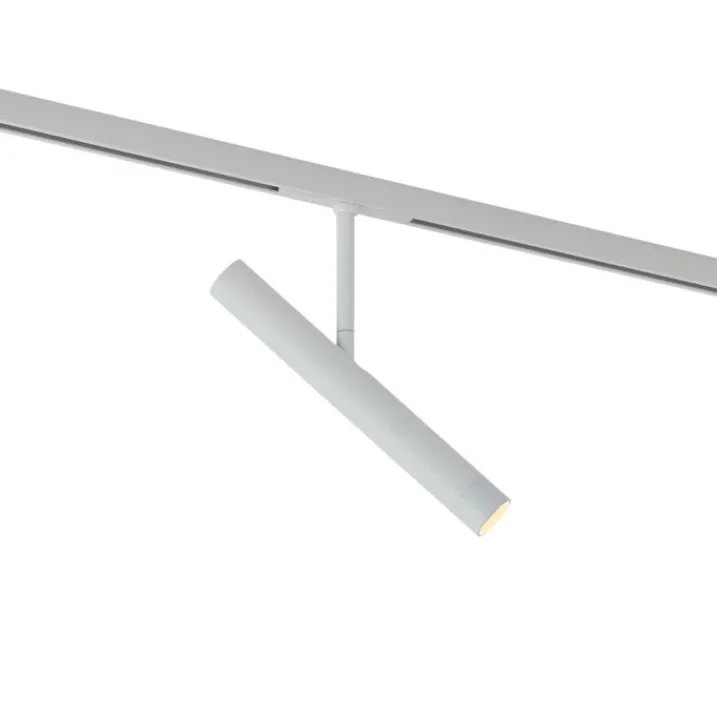 QAZQA Deckenstrahler|Aufbaustrahler*Moderner weißer Strahler für 1-Phasen-Schienensystem - Slimline Avery