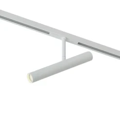 QAZQA Deckenstrahler|Aufbaustrahler*Moderner weißer Strahler für 1-Phasen-Schienensystem - Slimline Avery