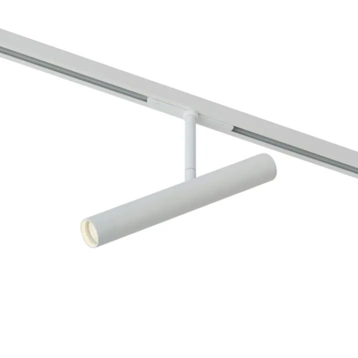 QAZQA Deckenstrahler|Aufbaustrahler*Moderner weißer Strahler für 1-Phasen-Schienensystem - Slimline Avery