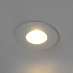 QAZQA Gartenbeleuchtung|Badezimmerlampen*Modernes Bad Einbau Spot weiß IP54 - Schuppen