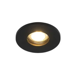 QAZQA Gartenbeleuchtung|Badezimmerlampen*Modernes Bad Einbau Spot schwarz IP54 - Schuppen