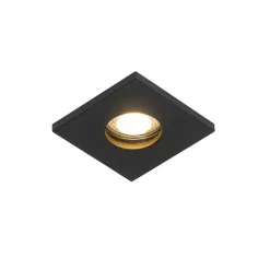 QAZQA Gartenbeleuchtung|Badezimmerlampen*Modernes Bad Einbau Spot schwarz - Doku