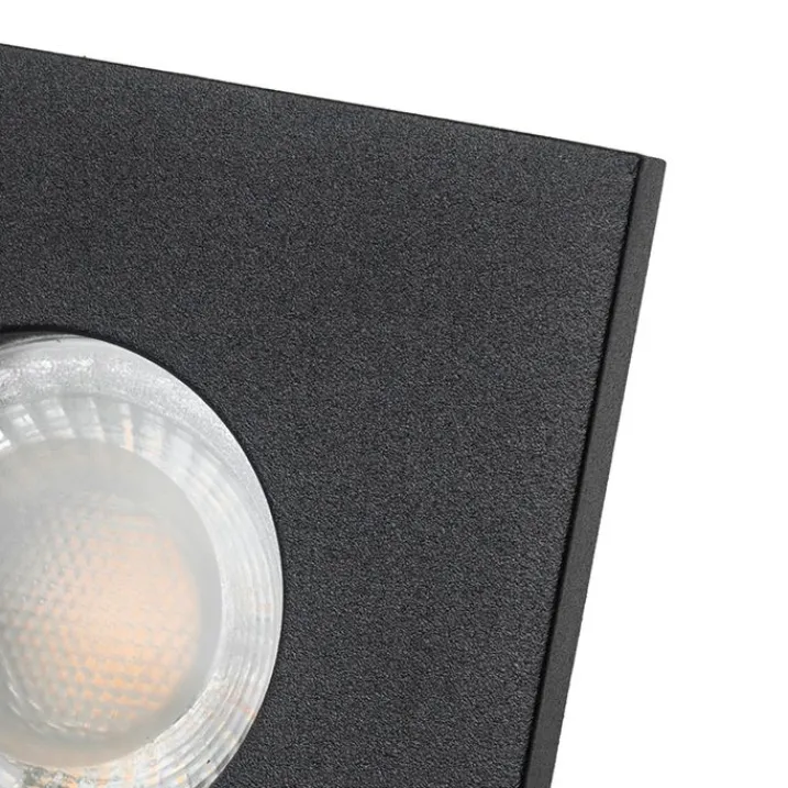 QAZQA Gartenbeleuchtung|Badezimmerlampen*Modernes Bad Einbau Spot schwarz - Doku