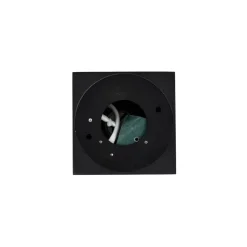 QAZQA Badezimmerlampen|Gartenbeleuchtung*Modernes Badezimmer vor Ort schwarzes Quadrat IP44 - Capa