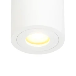 QAZQA Gartenbeleuchtung|Badezimmerlampen*Modernes Badezimmer vor Ort weiß rund IP44 - Capa