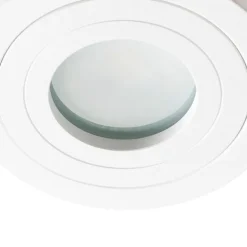 QAZQA Gartenbeleuchtung|Badezimmerlampen*Modernes Badezimmer vor Ort weiß rund IP44 - Capa