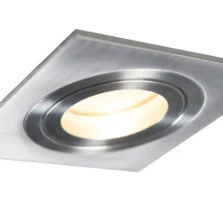 QAZQA Einbaustrahler|Wohnzimmerlampen*Modernes Einbaustrahler Stahl Kippbar GU10 50mm - Lock 1