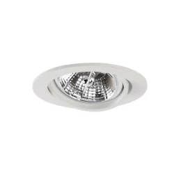 QAZQA Einbaustrahler|Wohnzimmerlampen*Modernes, kippbares, weißes, neigbares AR70 - Cisco