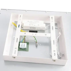 QAZQA Led Panels|Led-Deckenleuchten*Modernes LED Panel Stahl 40 cm inkl. LED - Liv