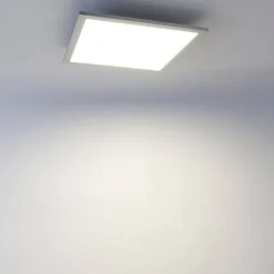 QAZQA Led Panels|Led-Deckenleuchten*Modernes LED Panel Stahl 40 cm inkl. LED - Liv