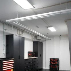 QAZQA Schlafzimmerlampen|Küchenlampen*Modernes LED-Panel schwarz 80 cm inkl. LED - Liv