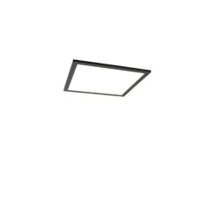 QAZQA Led Panels|Led-Deckenleuchten*Modernes LED-Panel schwarz 40 cm inkl. LED - Liv