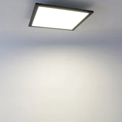 QAZQA Led Panels|Led-Deckenleuchten*Modernes LED-Panel schwarz 40 cm inkl. LED - Liv