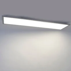 QAZQA Led Panels|Led-Deckenleuchten*Modernes LED-Panel Stahl 120 cm inkl. LED - Liv