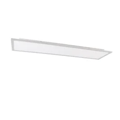 QAZQA Led Panels|Led-Deckenleuchten*Modernes LED-Panel Stahl 120 cm inkl. LED - Liv