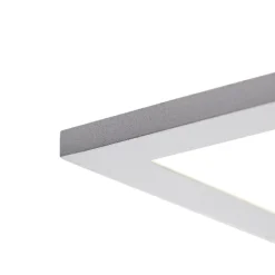 QAZQA Led Panels|Led-Deckenleuchten*Modernes LED-Panel Stahl 80 cm inkl. LED - Liv