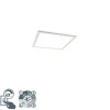 QAZQA Led Panels|Led-Deckenleuchten*Modernes LED-Panel weiß 40 cm inkl. LED 4-stufig dimmbar - Liv