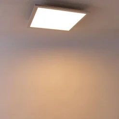 QAZQA Led Panels|Led-Deckenleuchten*Modernes LED-Panel weiß 40 cm inkl. LED 4-stufig dimmbar - Liv