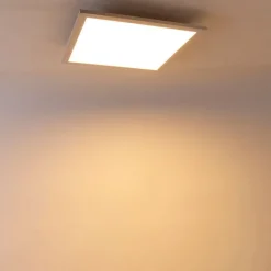 QAZQA Led Panels|Led-Deckenleuchten*Modernes LED-Panel weiß 40 cm inkl. LED 4-stufig dimmbar - Liv