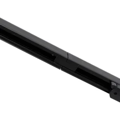 QAZQA Schlafzimmerlampen|Küchenlampen*Modernes 3-Phasen-Schienensystem mit 4 schwarzen Strahlern - 3-Phasen-Ruler