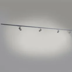 QAZQA Led-Strahler|Deckenstrahler*Modernes 3-Phasen-Schienensystem mit 4 Strahlern weiß - 3-Phasen Ruler