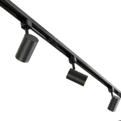 Kinder QAZQA Preisvorteil Auf Leuchtmittel|Smarte Glühbirnen*Modernes 1-Phasen-Schienensystem mit 10 Spots schwarz - Jeana