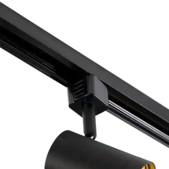 Kinder QAZQA Preisvorteil Auf Leuchtmittel|Smarte Glühbirnen*Modernes 1-Phasen-Schienensystem mit 10 Spots schwarz - Jeana