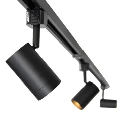 Kinder QAZQA Preisvorteil Auf Leuchtmittel|Smarte Glühbirnen*Modernes 1-Phasen-Schienensystem mit 14 Spots schwarz - Jeana