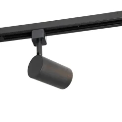 Kinder QAZQA Preisvorteil Auf Leuchtmittel|Smarte Glühbirnen*Modernes 1-Phasen-Schienensystem mit 14 Spots schwarz - Jeana